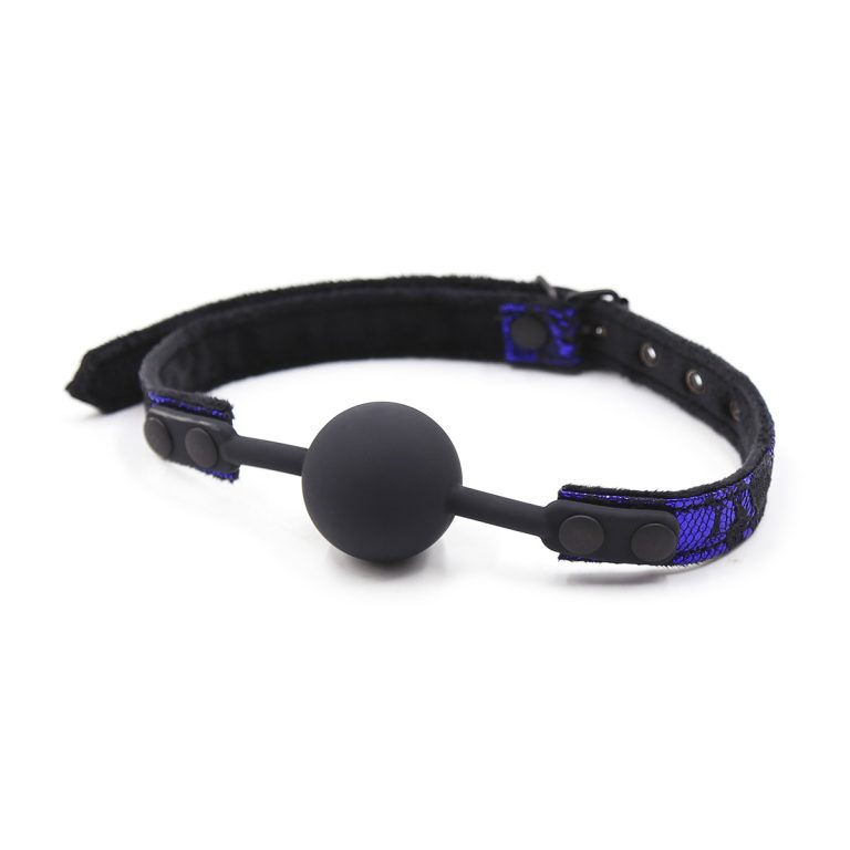Classic fabric sex silicone ball gag - Image 3