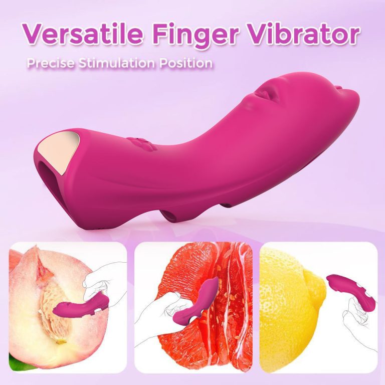 Mini finger wearable G-spot erotic masturbation vibrator