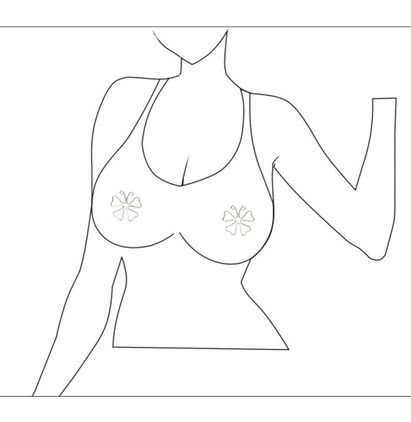 Alternative invisible erotic nipple clamp