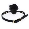 Rose flower erotic silicone gag ball
