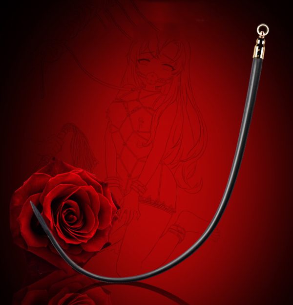 High-end leather sex training willow leaf whip