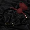 Rose flower erotic silicone gag ball
