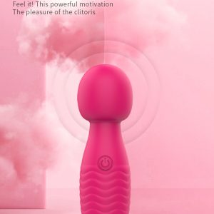 Mini erotic vibrating AV massage stick