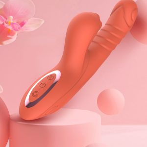 Automatic somatosensory thermostatic telescopic sex masturbation stick