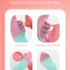 App-controlled mini two-color female wearable vibrator adult outdoor masturbator