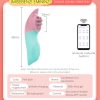 App-controlled mini two-color female wearable vibrator adult outdoor masturbator