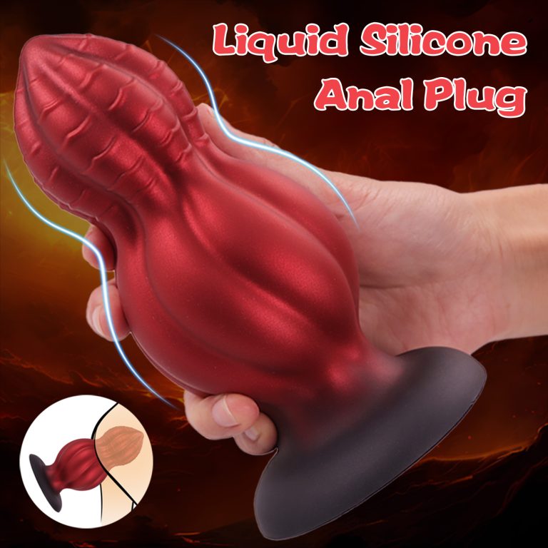 Double bead silicone anal expansion plug for hardcore gamers
