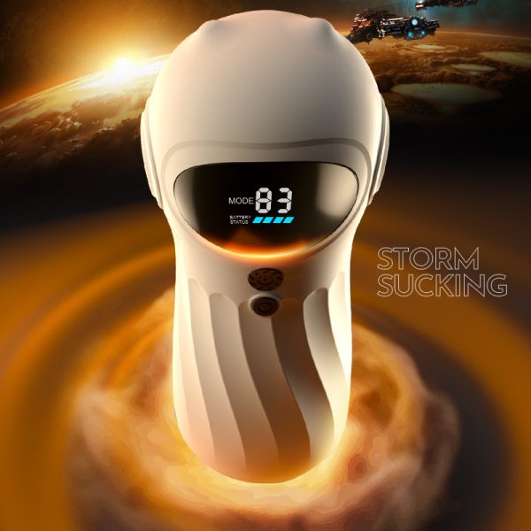 Men's silicone intelligent sucking vibration masturbation sperm extraction masturbator - Image 3