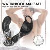 Men's anal and penis vibration masturbation butt plug toys