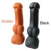 Dildo shaped anal dilator butt plug toy