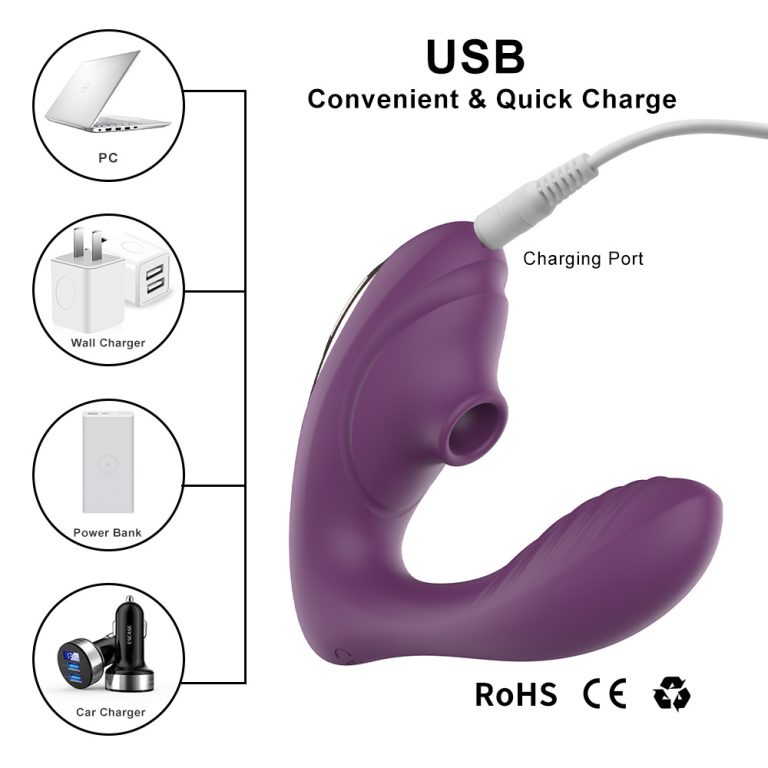Women's Sucking Waterproof Strong Vibration Masturbation Sex Toy - Image 4