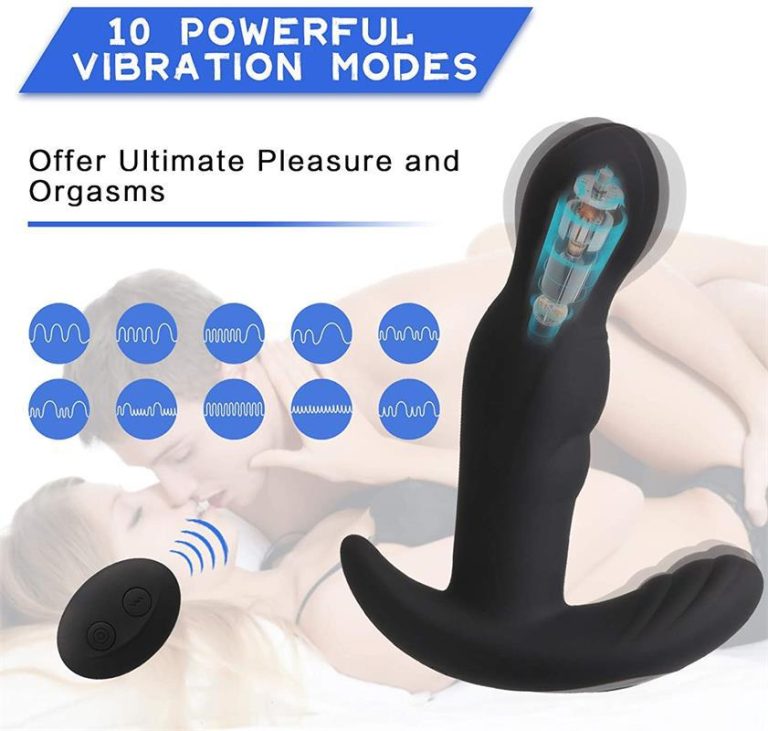 Unisex vibrating masturbation egg and anal plug massage stick