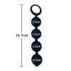 Pull ring silicone anal plug pull beads