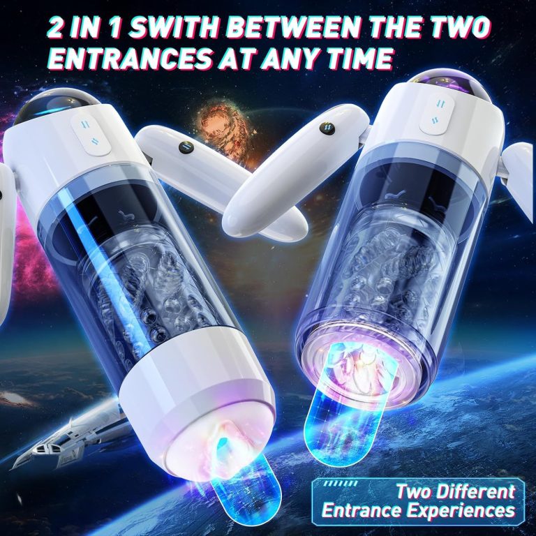 Men's Silicone Electric Retractable Rotating Masturbator - Image 5