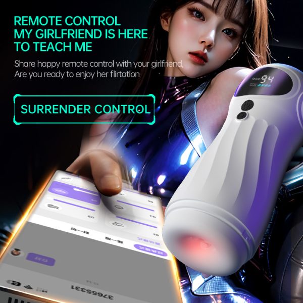 Men's silicone intelligent sucking vibration masturbation sperm extraction masturbator