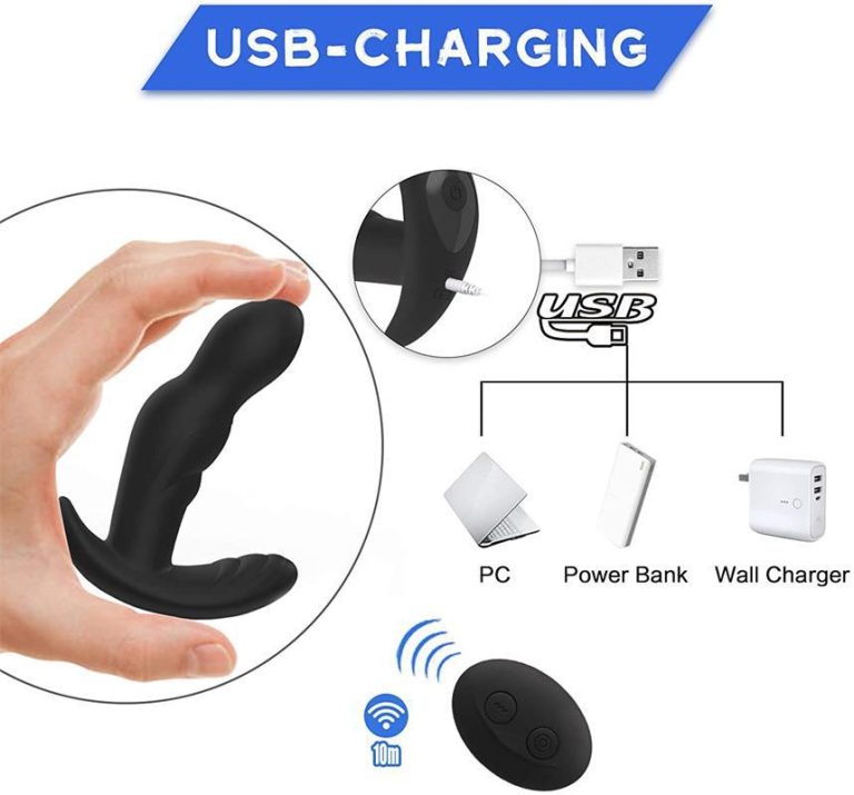 Unisex vibrating masturbation egg and anal plug massage stick - Image 5
