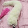 Lime candy color temptation fox tail butt plug tail (30cm)