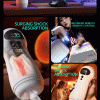 Men's silicone intelligent sucking vibration masturbation sperm extraction masturbator