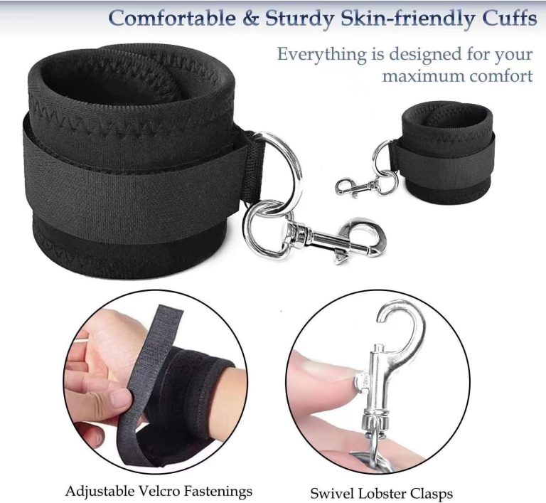 SM men and women use alternative sex simple fixed hand and foot binding straps