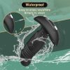 App-controlled, unisex simulated penis telescopic vibration masturbation anal plug toy