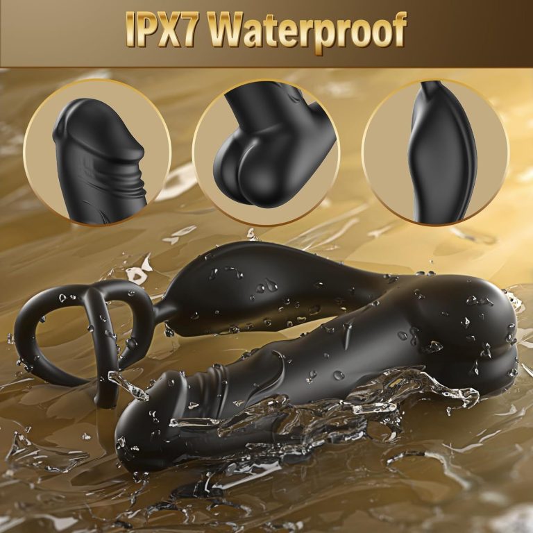 App-controlled male prostate orgasm vibrating masturbator
