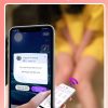 App-controlled mini two-color female wearable vibrator adult outdoor masturbator