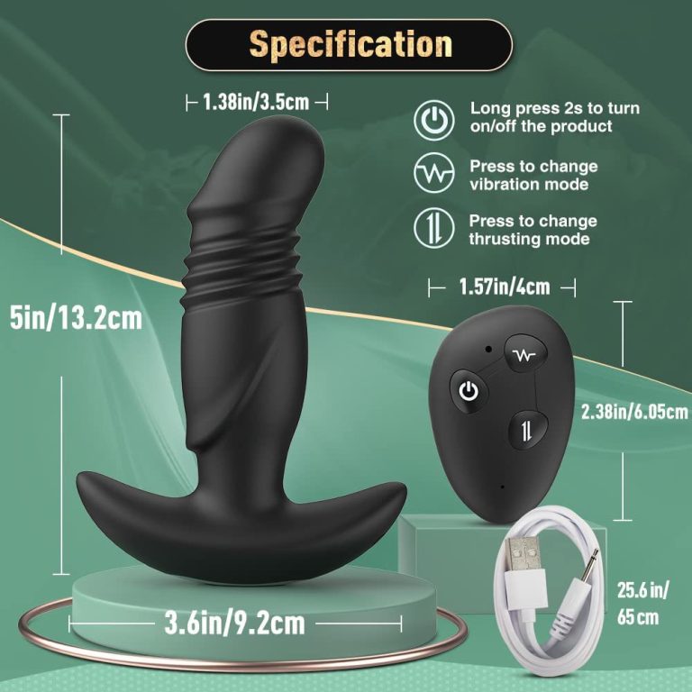 App-controlled, unisex simulated penis telescopic vibration masturbation anal plug toy