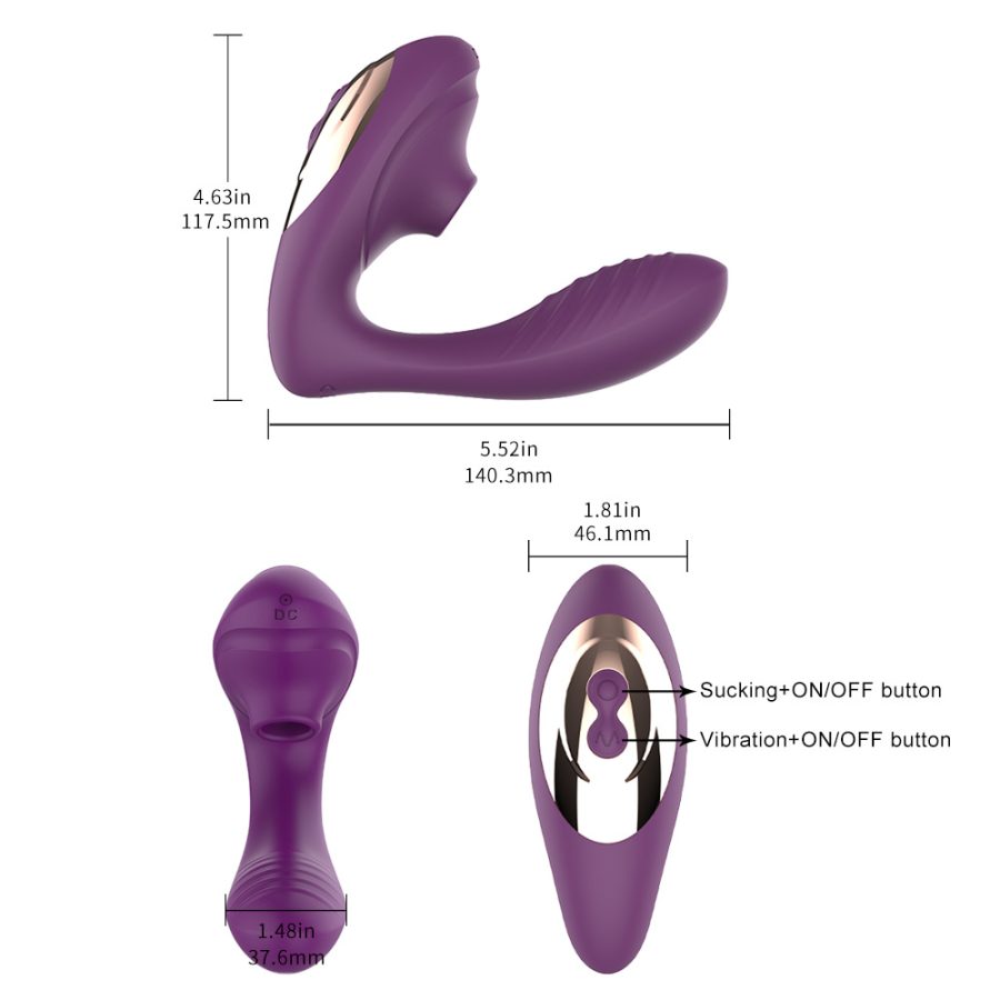 Women's Sucking Waterproof Strong Vibration Masturbation Sex Toy