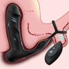 App-controlled male prostate orgasm vibrating masturbator