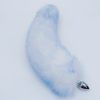 Ice blue temptation fox tail butt plug tail (30cm)