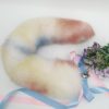 Silver gradient temptation fox tail butt plug tail (30cm)