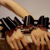 BDSM alternative fun high-end genuine leather female companion bondage training set (17 pieces)