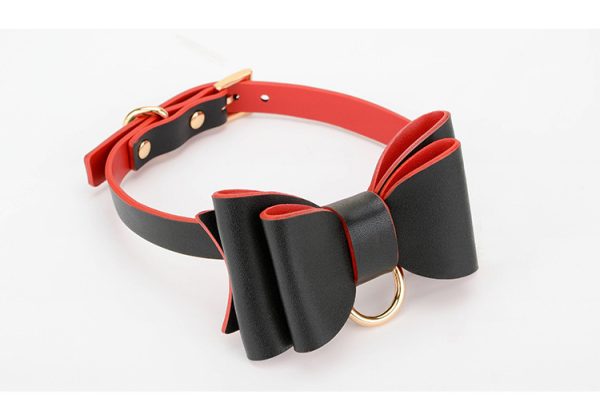 BDSM alternative fun storage PU leather material bow bondage training set (10 pieces)