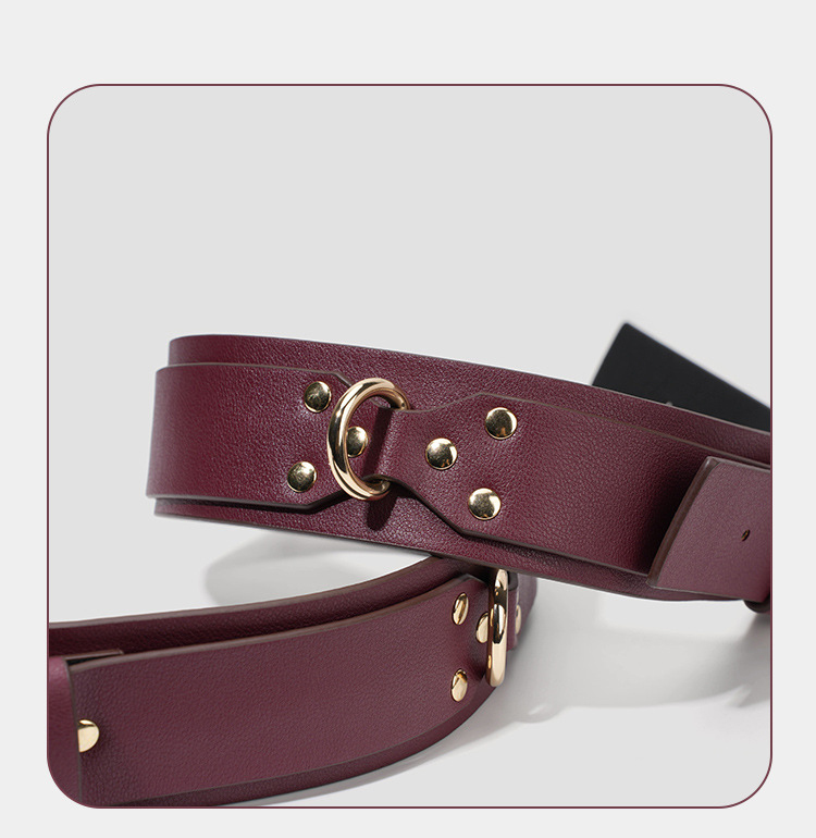 BDSM alternative sexy high-end PU leather material female companion bondage training set (16-piece set)