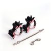 BDSM alternative fun high-end genuine leather female companion bondage training set (17 pieces)