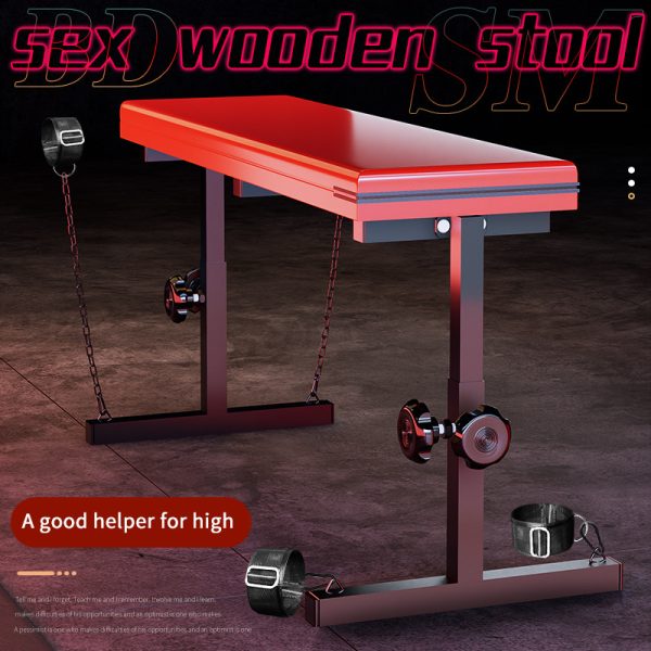 Sex classroom auxiliary sex flirting wooden horse stool