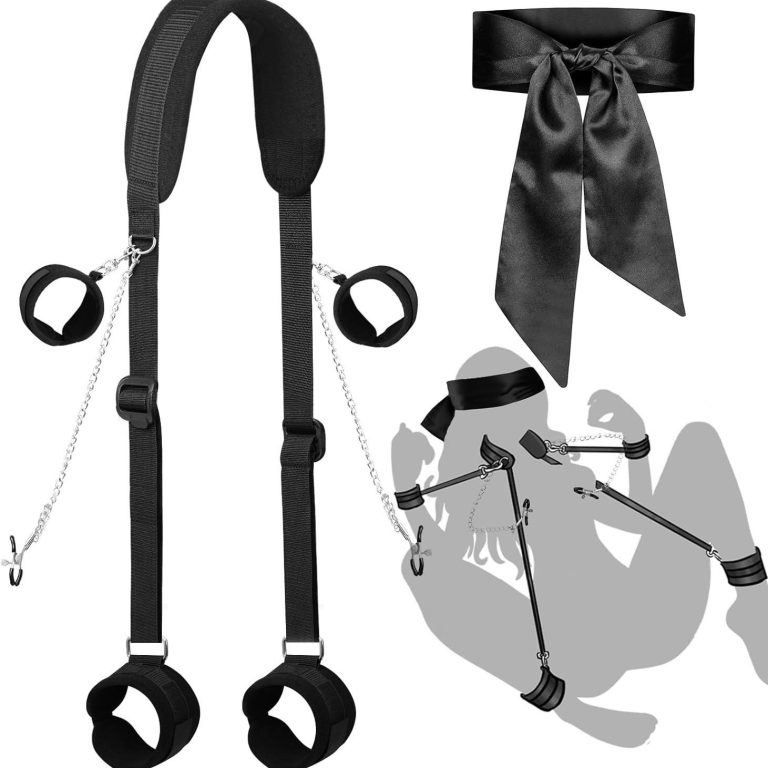 Adult female multi-position split leg nipple clamp alternative SM flirting game sex toys