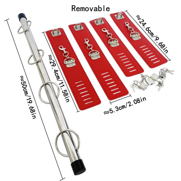 Stainless steel leggings props suitable for adult sex games