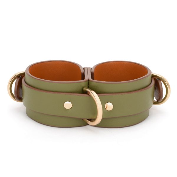 sm alternative fun serial PU leather female slave bondage handcuffs