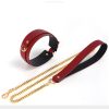 Genuine leather material bed SP whipping and binding erotic training set (9-piece set)