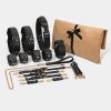BDSM alternative sexy high-end PU leather material female companion bondage training set (16-piece set)