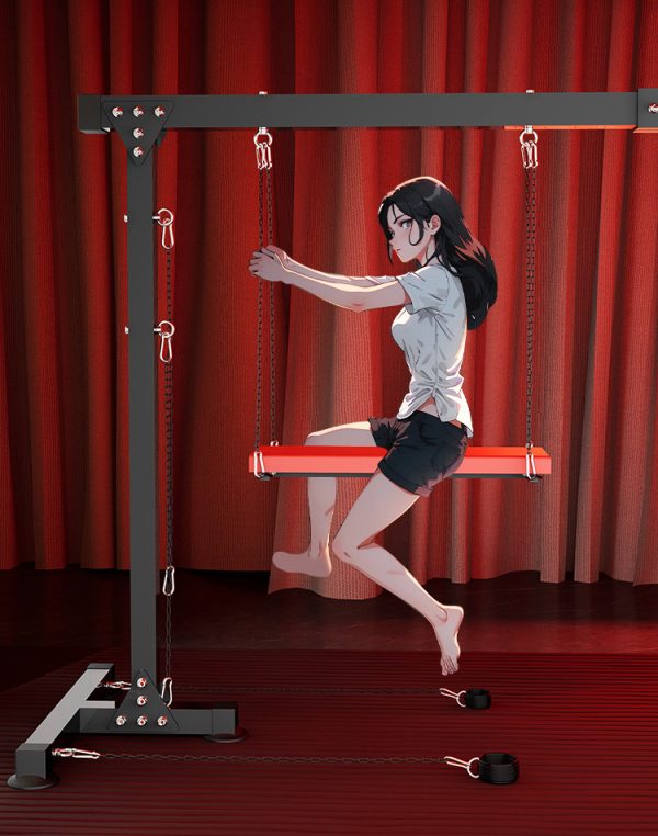 Sex classroom: double fun training bondage door frame - Image 9