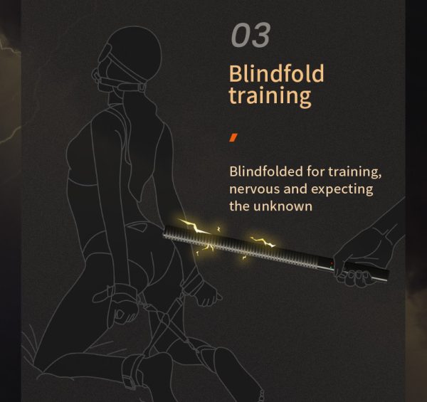 Adult sex electric shock leather spanking training stick female slave punishment torture instrument