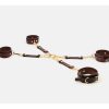 High-end adult SM training torture tool fun first layer leather bondage set (9 pieces)