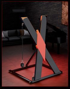 X-Shaped Flirting Stand: Adult Sex Classroom Prop for Enhanced Intimacy