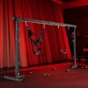 Sex classroom: double fun training bondage door frame