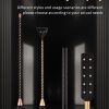 Adult sex electric shock leather spanking training stick female slave punishment torture instrument