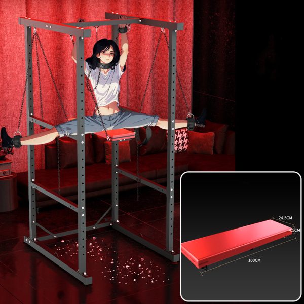 Large strapping and suspended sex training suspended frame