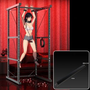 Large strapping and suspended sex training suspended frame