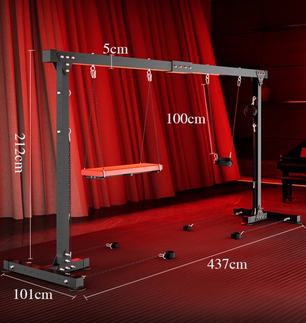 Sex classroom: double fun training bondage door frame